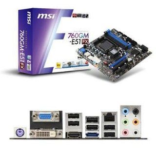 MSI, ATX AM3+ 760 4DDR3 PCIEx (Catalog Category Motherboards / MBoards  Socket 754 (AMD64)) Computers & Accessories