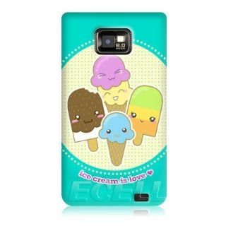 Head Case Designs Ice Cream Kawaii Hard Back Case Cover for Samsung Galaxy S2 II I9100 Cell Phones & Accessories