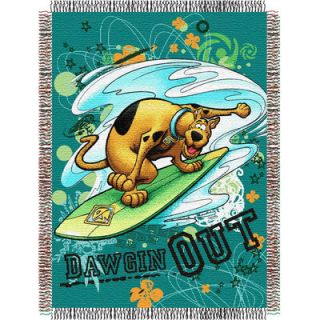 Northwest Co. Entertainment Tapestry Throw Blanket   Scooby Doo