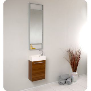Fresca Pulito Small Modern Bathroom Vanity with Tall Mirror