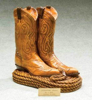 Cowboy Boots Urn   Decorative Urns