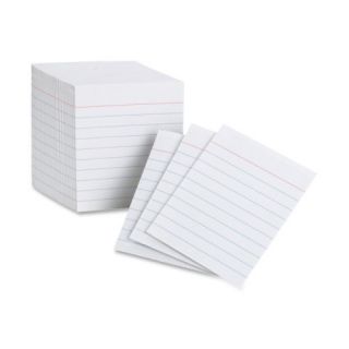 Mini Index Cards Ruling Ruled Color(s) White Card Quantity 200