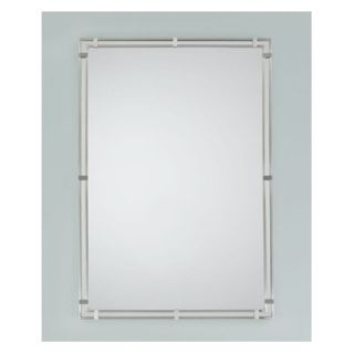 Feiss Parker Place Mirror in Brushed Steel