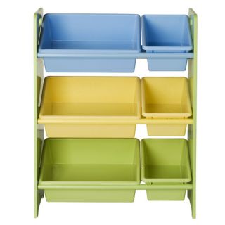 Toy Storage Bookcase with Tubs