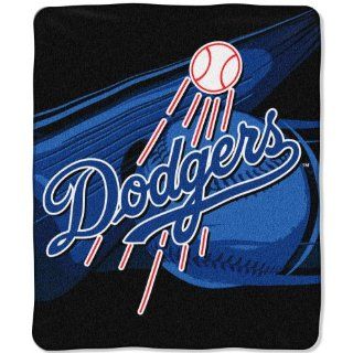 Los Angeles Dodgers 50"x60" Raschel Throw  Sports Fan Throw Blankets  Sports & Outdoors