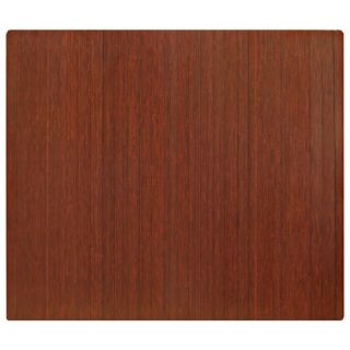 Standard Bamboo Dark Cherry Roll Up Chairmat