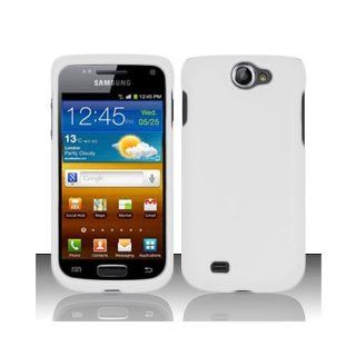 White Hard Cover Case for Samsung Galaxy Exhibit 4G SGH T679 Cell Phones & Accessories