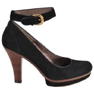 Women's Sofft MANHATTAN Ankle Strap Pumps BLACK 6 M Shoes