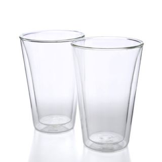 Bodum Canteen 13.5 oz Double Wall Insulated Glass (Set of 2)