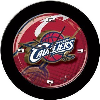 Cleveland Cavaliers NBA Licensed 12" Wall Clock   Sports Fan Wall Clocks