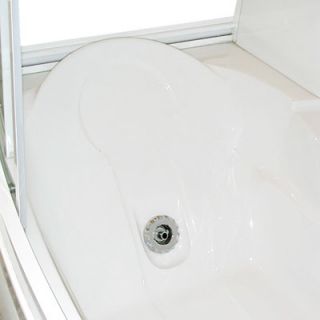 Ariel Bath Sliding Door Steam Shower with Bath Tub with Right Side
