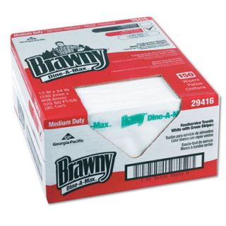 GEORGIA PACIFIC Brawny Dine A Max Food service Towels in White / Green