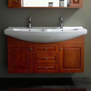 James Martin Furniture Contempo 47 Wall Mounted Double Vanity Set