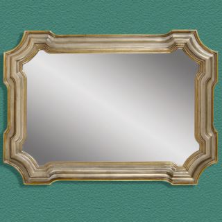 Mirror Angelica Wall Mirror Gold & Silver Leaf Finish 31 x 43