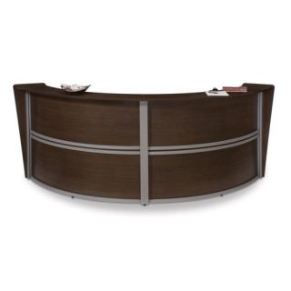 Double unit curved station Reception Furniture collection Desk Type
