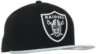 NFL Oakland Raiders Black and Team Color 59Fifty Fitted Cap  Raiders Hat  Clothing