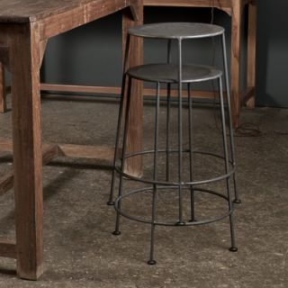 CG Sparks Iron Counter Stool in Zinc (Set of 2)