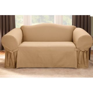 Sure Fit Scroll Classic Loveseat Skirted Slipcover