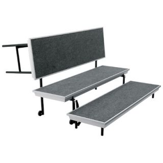National Public Seating Three Level Trans Port Choral Risers