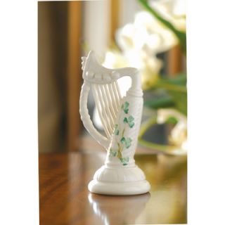 Belleek Harp Vase