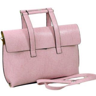 Dasein Women's Designer Briefcase Handbag/Crossbody Bag  Pink