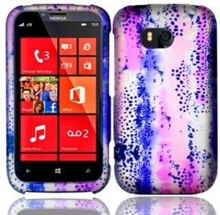 Nokia Lumia 820 ( AT&T ) Phone Case Accessory Funky Colorful Hard Snap On Cover with Free Gift Aplus Pouch Cell Phones & Accessories