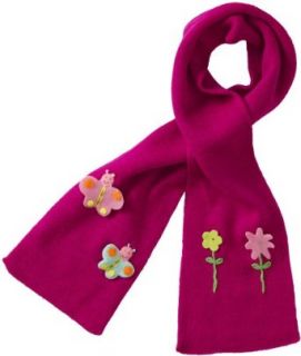 Kidorable Girls 2 6X Butterfly Scarf, Purple, One Size Clothing