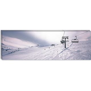 iCanvasArt Ski Lifts in a Ski Resort, Kitzbuhel Alps, Wildschonau