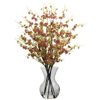 Nearly Natural Cherry Blossoms with Vase Arrangement