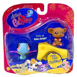 Littlest Pet Shop Cuddliest Dragonfly and Mouse w/ Cheese #708 #709 Toys & Games
