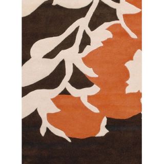 Thomas Paul Tufted Pile Brown/Orange Buds Rug