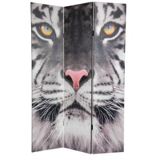 Oriental Furniture 6 Feet Tall Double Sided Tiger Room Divider