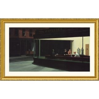 Great American Picture Nighthawks Gold Framed Print   Edward Hopper