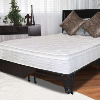 OrthoTherapy 10 Pillow Top Spring Mattress and Steel Foundation Set