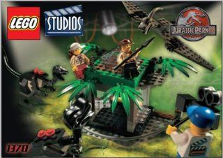LEGO Studios Set #1370 Jurassic Park 3 Raptor Rumble Studio Toys & Games
