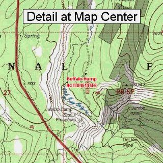 USGS Topographic Quadrangle Map   Buffalo Hump, Idaho (Folded/Waterproof)  Outdoor Recreation Topographic Maps  Sports & Outdoors
