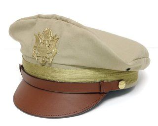 WWII U.S. Army Officer's Crush Cap Khaki   7 1/4"  Other Products  