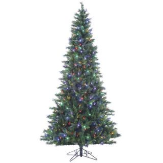 Tori Home Mixed 7.5 Green Pine Artificial Christmas Tree with 500 LED