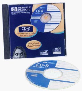 Hewlett Packard C4437A CD R, 74 Minute, 4x (Single) (Discontinued by Manufacturer) Electronics