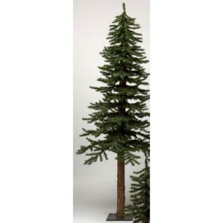 Vickerman Natural Alpine 7 Green Artificial Christmas Tree with Metal