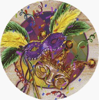 Mardi Gras Masks Coaster (Set of 4) Kitchen & Dining