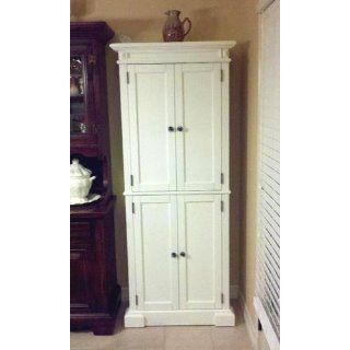 Home Styles 5004 692 Americana Pantry Storage Cabinet, White Finish   Free Standing Cabinets