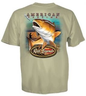 Reel Legends American Pastime T Shirt COBBLESTONE BEIGE Small at  Mens Clothing store