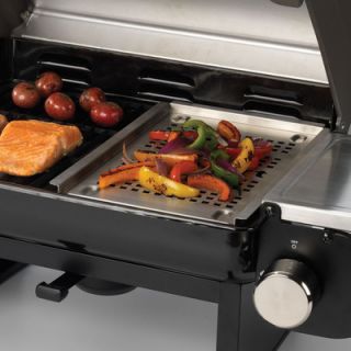Cuisinart All Foods Tabletop LP Gas Outdoor Grill with Veggie Panel