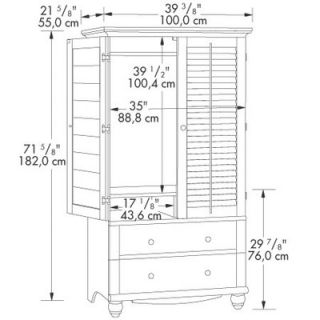 Sauder Harbor View Armoire