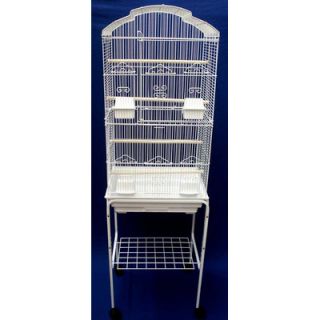YML Shell Top Small Floor Bird Cage with Stand