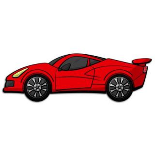 ZWalls Sport Car 3D Cartoon Wall Art