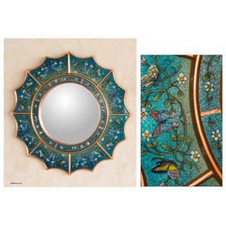 Novica The Gelacio Giron Reverse Painted Glass Mirror