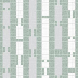 Mosaic Loft Urban Essentials 24 x 24 Marimba Mosaic Pattern Tile in