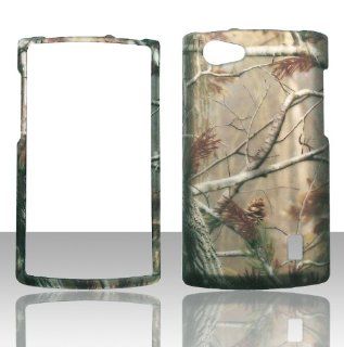 2D Camo Tree LG Optimus M+ Plus MS695 (MetroPCS) Case Cover Hard Protector Phone Cover Snap on Case Faceplates Cell Phones & Accessories
